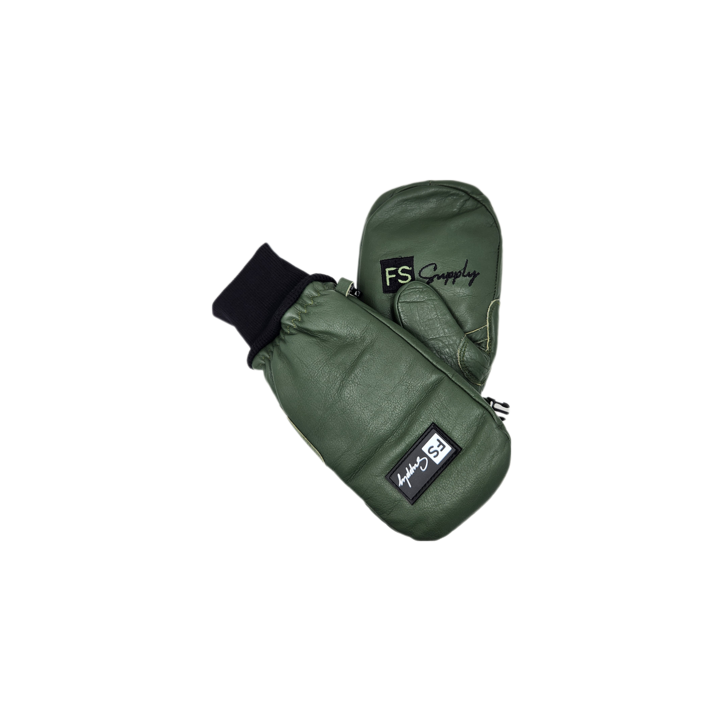 FS Supply 10k/10k Leather Snow Mitts - Flight Snowboards