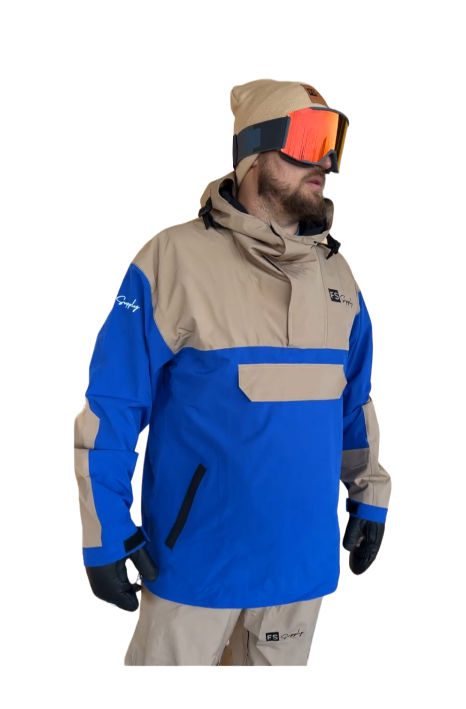 FS Supply Freestyle 20k Technical Anorak Jacket - Flight Snowboards