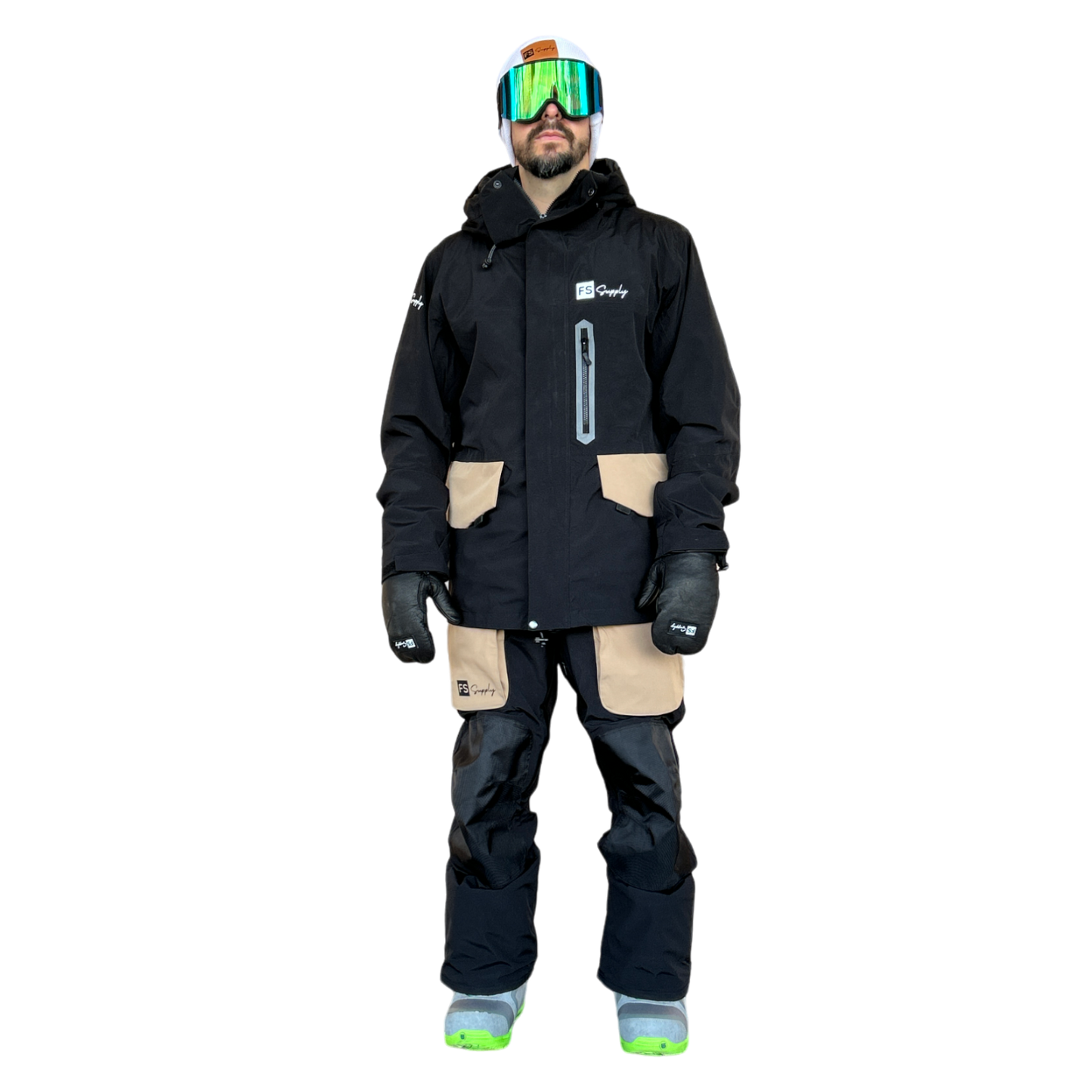 FS Supply Summit Shell 20k Technical Snow Jacket - Flight Snowboards